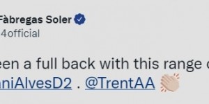 【龙八国际】小法：在阿尔维斯后，我还未见过有像阿诺德这样传球范围的边后卫