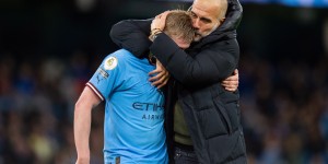 【龙八国际】瓜迪奥拉：德布劳内是队史最好的球员之一，没他就别和我谈战术