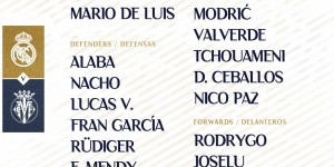 【龙八国际】皇马对阵黄潜大名单：琼阿梅尼复出回归，贝林厄姆、罗德里戈在列