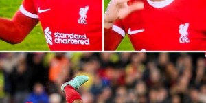 【龙八国际】?喝大了吗？范迪克比赛中对判罚不解，向裁判比出喝酒手势?