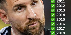 【龙八国际】梅西自2006年后首次全年没有主罚过点球，今年45场29球12助