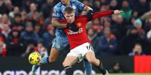 【龙八国际】曼晚评分:霍伊伦灾难性1分 德里赫特2分 B费战术纪律涣散但进球了