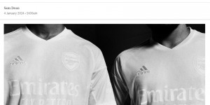 【龙八国际】电讯报：阿森纳在主场对阵利物浦时将穿全白球衣，138年来首次