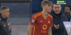 【龙八国际】18岁怀森下半场替补登场迎来罗马首秀，昨天刚从尤文租借加盟