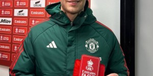 【龙八国际】远射建功！足总杯官方：达洛特当选曼联vs维冈全场最佳