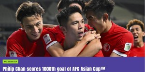 【龙八国际】中国香港陈肇钧打入亚洲杯历史第1000球，祁宏曾打入赛事第500球