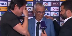 【龙八国际】叙利亚队史首进亚洲杯淘汰赛?赛后老帅库珀+翻译+记者集体落泪