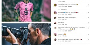 【龙八国际】马克西-罗德里格斯晒图：我向摄影师借了相机，拍下梅西这张照片