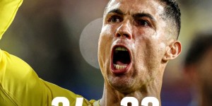 【龙八国际】老当益壮！39岁C罗本赛季为利雅得胜利出场34场打进33球