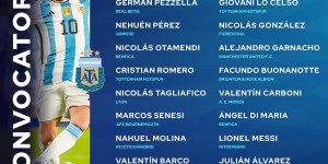 【龙八国际】阿根廷大名单：梅西领衔，迪巴拉、迪马利亚、加纳乔入选