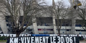 【龙八国际】姆总也挨喷?巴黎极端球迷打出横幅：姆巴佩 你等不及6月30日了