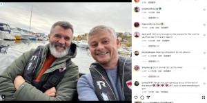 【龙八国际】1小时23万赞！基恩晒与索帅合影：如果你想聘请主帅，请私信我们