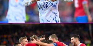 【龙八国际】天赋满满?20岁曼城边锋鲍勃上演1V2内切爆射，攻破捷克大门