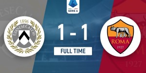 【龙八国际】意甲-恩迪卡心脏不适比赛83分钟中断 罗马1-1乌迪内斯