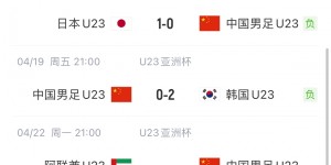 【龙八国际】真荣誉之战！国奥与阿联酋均两连败&0球提前出局，22号直接对决