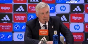 【龙八国际】安切洛蒂谈门线悬案：我认为那不是进球