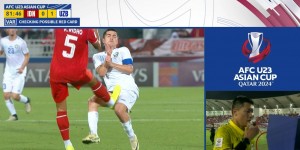 【龙八国际】断子绝孙脚！印尼后卫一脚蹬到对方要害部位，沈寅豪将他直红罚下