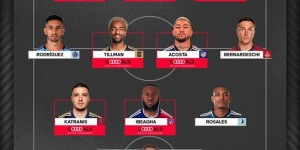 【龙八国际】?官方：梅西当选美职联本轮最佳球员，同时入选本轮最佳阵