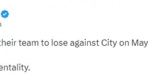 【龙八国际】放弃争4阻击死敌？摩根：热刺球迷竟愿球队输曼城 真是小球队心态