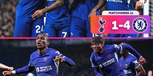 【龙八国际】血脉压制！本赛季战绩不佳的切尔西双杀热刺，进6球丢1球