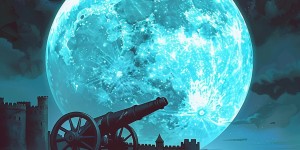 【龙八国际】AI绘图：曼城蓝月当空7年6冠?阿森纳大炮无援来年再战⚔️