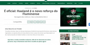 【龙八国际】?被黑了？弗鲁米嫩塞官网官宣哈兰德加盟：我们宣布哈兰德加盟