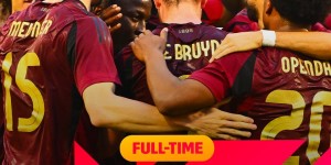 【龙八国际】友谊赛-德布劳内国家队百场破门特罗萨德点射 比利时2-0黑山