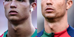 【龙八国际】04小小罗与24C罗对比！葡萄牙巨星第6次出征欧洲杯能走多远?