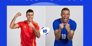 【龙八国际】4强确定2席！欧洲杯半决赛：西班牙vs法国，7月10日凌晨3点举行