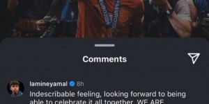 【龙八国际】两代巴萨马儿?内马尔回复亚马尔夺冠庆祝贴：?