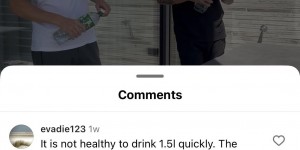 【龙八国际】不愧是你?网友说喝水太快太急不利于健康；克罗斯回：他还活着