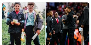 【龙八国际】药厂官方晒阿尔特塔&阿隆索童年照：儿时的好友再度相聚?