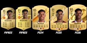 【龙八国际】?神一年鬼一年？拉什福德FIFA游戏总评：在85和81间反复横跳