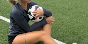 【龙八国际】发现一位足坛美女：瑞士女甲联赛踢球的Eleni Rittmann