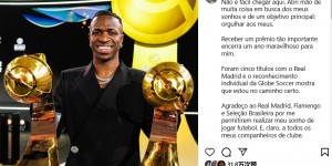 【龙八国际】维尼修斯：环足奖让我我度过了美好的一年 我走在正确的道路上?