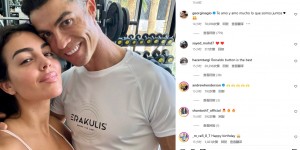 【龙八国际】甜蜜！C罗为乔治娜庆生，乔治娜：爱你，喜欢我们在一起的感觉