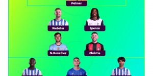 【龙八国际】希勒评本轮英超最佳阵：梅里诺、三笘薰、马尔穆什、恩瓦内里入选