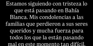 【龙八国际】梅西更新社媒，哀悼阿根廷洪灾遇难者