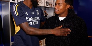 【龙八国际】组图来咯?恩德里克沉浸式体验皇马，并与老大哥们握手拥抱