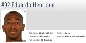 【龙八国际】博主：青岛西海岸引进巴西后腰埃德瓦尔多，签三年总额200万美金