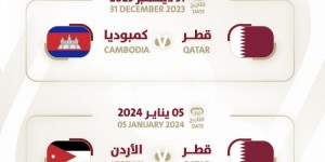 【龙八国际】?国足同组对手！卡塔尔亚洲杯前热身赛交手柬埔寨&约旦