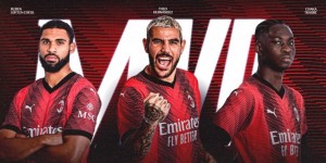 【龙八国际】米兰官方：出任中卫的特奥当选客场3-0胜恩波利全场最佳球员