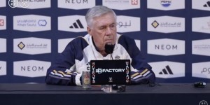 【龙八国际】安切洛蒂：我个人不喜欢面对马竞 巴尔韦德还能取得更多进步