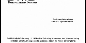 【龙八国际】致敬乔丹！多特晒桑乔官宣前公告：I’m Back