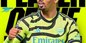 【龙八国际】传射建功+2关键传球，热苏斯当选枪手对阵森林一役全场最佳