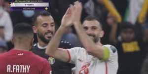 【龙八国际】韦世豪晒亚洲杯决赛马宁第三次判点瞬间：??恭喜卡塔尔