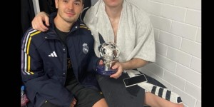 【龙八国际】迪亚斯晒与卢宁合照：你也是全场最佳，表现很棒！