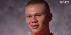 【龙八国际】哈兰德：范迪克是利物浦核心 他是猛兽 我喜欢和这样的球员交手