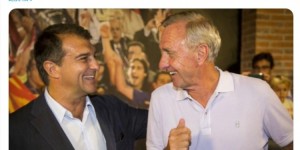 【龙八国际】克鲁伊夫逝世8周年，拉波尔塔悼念：他的足迹是永恒的