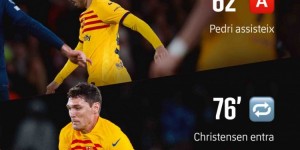 【龙八国际】?哈维2次换人连入2球逆转巴黎，巴萨官推称赞：神换人，先生！